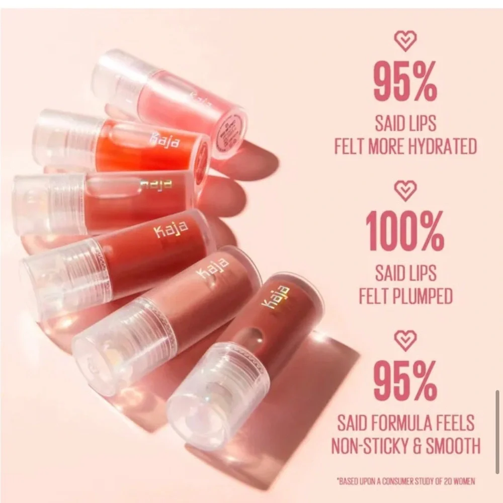 KAJA Juicy Glass Hydrating & Plumping Lip Oil in Cherry Cola NEW